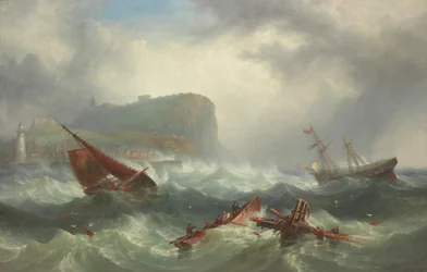 Naufragio al largo di Scarborough, 1863